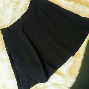 Forever 21 Black flare mini skirt
